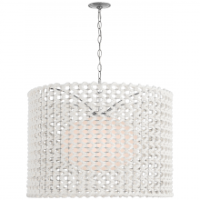 Visual Comfort & Co. Signature Collection RL FW 5036PN/WG-CR - Catania 40" Woven Hanging Shade