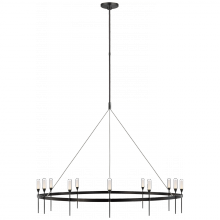 Visual Comfort & Co. Signature Collection RL PB 5032BZ-CG - Overture Grande Ring Chandelier