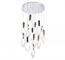 Lib & Co. CA 10103-01 - Catania, 13 Light Round LED Chandelier, Chrome