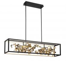 Lib & Co. CA 10106-02 - Terlizzi, Large Linear LED Chandelier, Matte Black