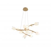 Lib & Co. CA 10114-03 - Belluno, 15 Light LED Chandelier, Champagne gold