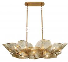 Lib & Co. CA 12056-037 - Corato, 14 Light Island Chandelier, Brushed Brass