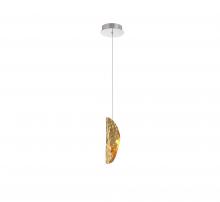 Lib & Co. CA 12166-020-01 - Sorrento, 1 Light LED Pendant, Copper, Chrome Canopy