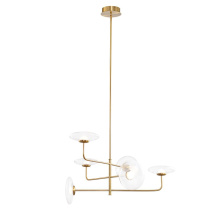 Avista Lighting Inc A1896GD - Avista Helix Chandelier 6-Light Gold -LED
