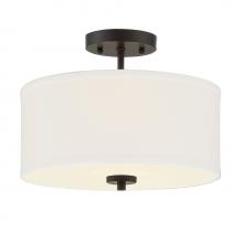 Savoy House Meridian CA M60008ORB - 2-Light Ceiling Light in Oil Rubbed Bronze