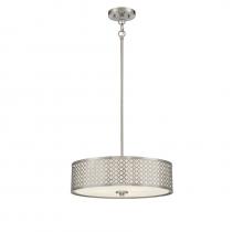 Savoy House Meridian CA M70108BN - 3-Light Pendant in Brushed Nickel