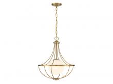 Savoy House Meridian CA M7047NB - 1-Light Pendant in Natural Brass