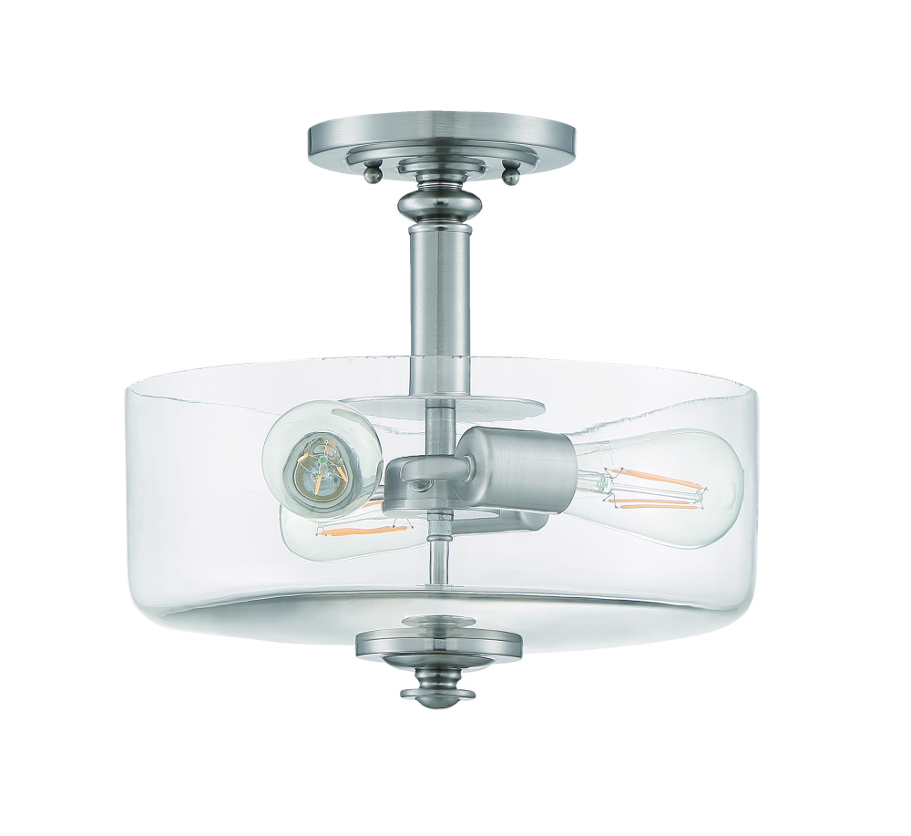 3 Light Convertible Semiflush