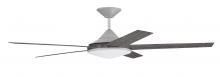 Craftmade DLY60PN5 - 60" Delaney, Painted Nickel Finish, Greywood blades inlcuded,Light kit Included (optional)