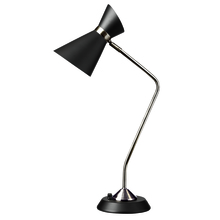 Dainolite 1679T-BK-PC - 1LT Table Lamp w/ Black Shade, PC