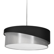 Dainolite JAZ243-PC-797-835 - 3LT Jazlynn Pendant, Black/Grey Shade w/ 790 Diff