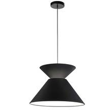 Dainolite PAT-181P-BK-797 - 1LT Patricia Pendant, BLK Shade, BK