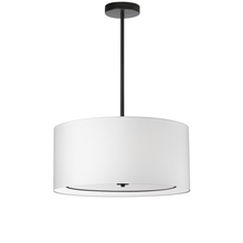 Dainolite POR-224P-MB-WH - 4LT Incand Pendant, MB with WH Shade