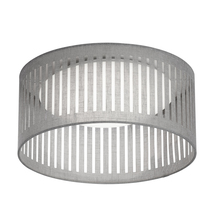 Dainolite SDLED-15FH-GRY - 14W Slit Drum Flush Mount, Grey
