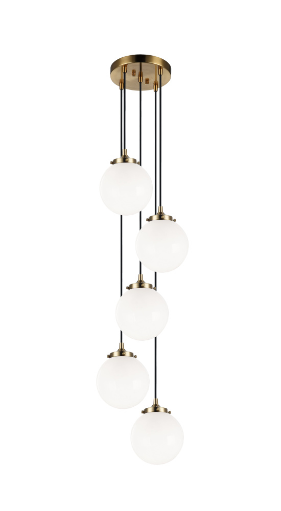 The Bougie Aged Gold Brass Pendant