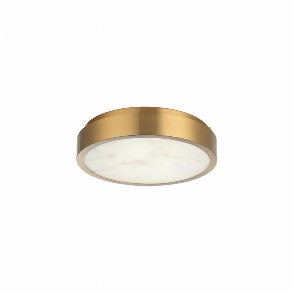 Marblestone Aged Gold Brass Ceiling Mount