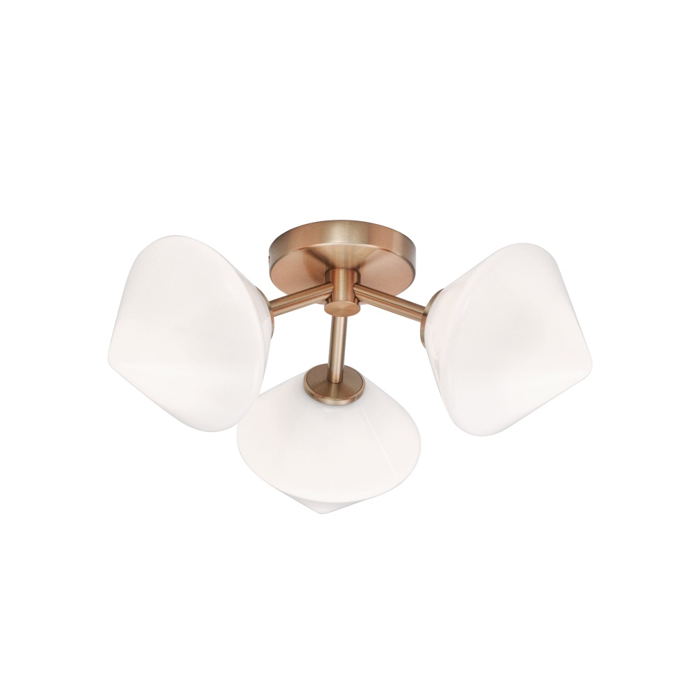 Novo Aged Gold Brass Ceiling Mount