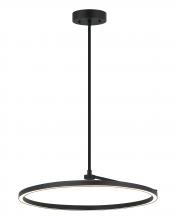 Matteo Lighting C36724MB - The Trundle Matte Black Pendant