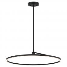 Matteo Lighting C36732MB - The Trundle Matte Black Pendant