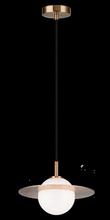 Matteo Lighting C60401AGOP - Saturn Aged Gold Brass Pendant