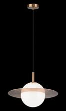 Matteo Lighting C60411AGOP - Saturn Aged Gold Brass Pendant
