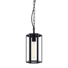 Matteo Lighting C64501MB - Creed Matte Black Pendant
