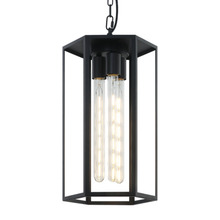 Matteo Lighting C64503MB - Creed Matte Black Pendant
