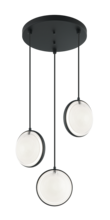 Matteo Lighting C71503MB - Chatoyant Matte Black Pendants