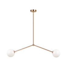 Matteo Lighting C81702AGOP - Novo Aged Gold Brass Pendant
