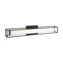 Matteo Lighting S02326MB - Flannigan Matte Black Vanity