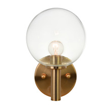 Matteo Lighting S06001AGCL - Cosmo Aged Gold Brass Wall Sconce
