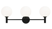 Matteo Lighting S06003BKOP - Cosmo Black Wall Sconce