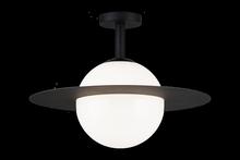 Matteo Lighting X60411BKOP - Saturn Black Flush Mounts