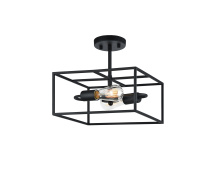Matteo Lighting X71642RB - Candid Rusty Black Ceiling Mount