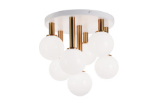Matteo Lighting X75307AGOP - Stellar Aged Gold Brass Ceiling Mount