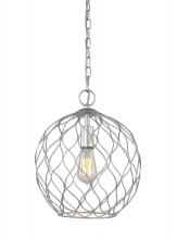 Matteo Lighting C54401SV - Parisian Mesh Rusty Silver Pendant