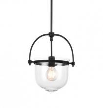 Matteo Lighting C58701MB - Ceramiche Matte Black Pendant