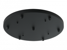 Matteo Lighting CP0107MB - Multi Ceiling Canopy Matte Black Canopy
