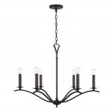 Capital Canada 442861OB - 6 Light Chandelier