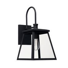 Capital Canada 926812BK - 1 Light Outdoor Wall Lantern