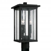 Capital Canada 943835BK - Barrett 3-Light Outdoor Post-Lantern