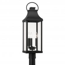 Capital Canada 946432BK - 3 Light Outdoor Post Lantern