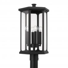 Capital Canada 946643BK - 4 Light Outdoor Post Lantern