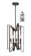 Z-Lite 4000-4BRZ - 4 Light Chandelier