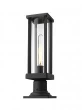 Z-Lite 586PHMR-533PM-BK - 1 Light Outdoor Pier Mounted Fixture