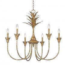 Golden Canada 0846-6 HG - 6 Light Chandelier