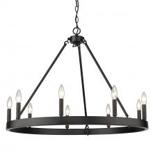 Golden Canada 1017-9 BLK - 9 Light Chandelier