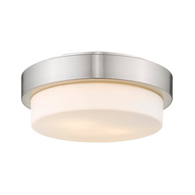 Golden Canada 1270-11 PW - Multi-Family Flush Mount in Pewter with Opal Glass