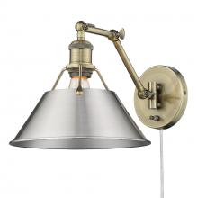 Golden Canada 3306-A1W AB-PW - 1 Light Articulating Wall Sconce