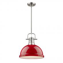 Golden Canada 3604-L PW-RD - 1 Light Pendant with Rod